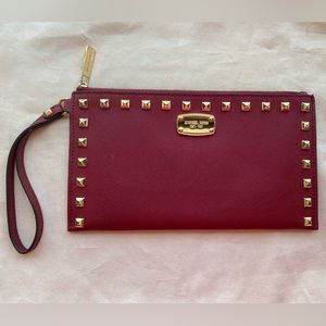 Michael Kors Studded Clutch / Wristlet